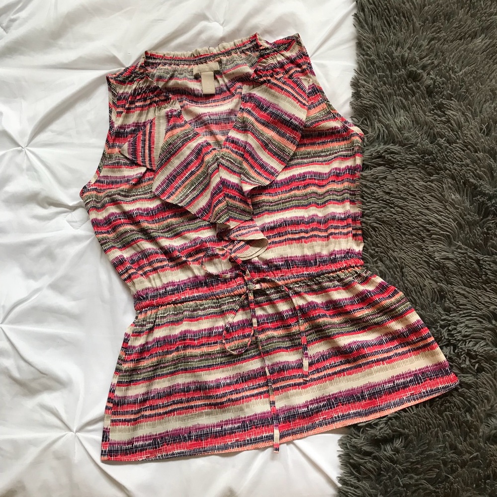 🌟BANANA REPUBLIC STRIPED BLOUSE🌟
